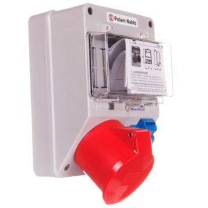 Zestaw zasilający 32A/400V 5P + 10/16A 250V + płytka odgałęźna 5x6mm2 6265-130 - obrazek 1