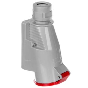 Gniazdo izolacyjne stałe 5P 32A 250/400V czerwone IP44 2642-126 - obrazek 1