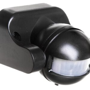 Czujnik ruchu 1200W 180 stopni IP44 czarny 5 lat gwarancji OR-CR-201/B - obrazek 1