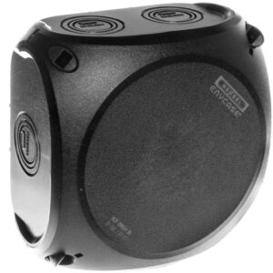 Puszka n/t 130x130x77mm 5P 4 mm2 IP66/67 czarna KF 0604 B 62000054 - obrazek 1