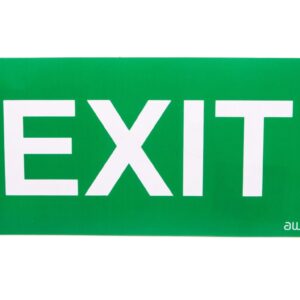 Piktogram PS28 125x250 EXIT logo awex (ISO7010) - obrazek 1