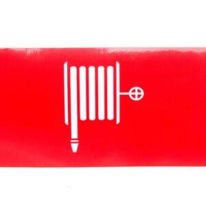 Piktogram PS61 125x250 hydrant logo awex (ISO7010) - obrazek 1