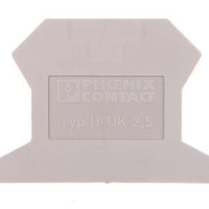 Ścianka końcowa 1,5x42,5x30,7mm szara D-UK 2,5 3001022 - obrazek 1