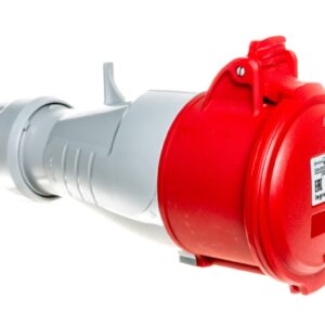 Gniado przenośne 32A 5P 400V czerwone IP44 P17 TEMPRA 555219 - obrazek 1