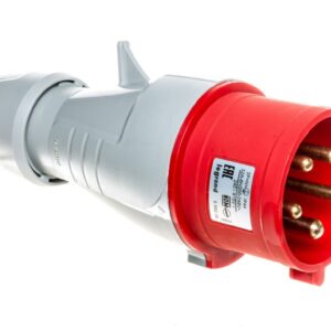 Wtyczka przenośna 5P 32A 400V czerwona IP44 P17 TEMPRA PRO 555239 - obrazek 1