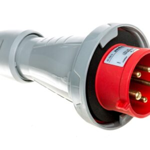 Wtyczka przenośna 5P 16A 400V czerwona IP67 P17 TEMPRA PRO 555329 - obrazek 1