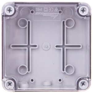 Obudowa 108x108x56mm IP65 z płytą montażową OH-1A.2 Hermet Box 29.12 - obrazek 1