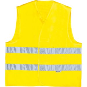 Kamizelka ostrzegawcza XXL żółta fluorescencyjna GILP2JAXX - obrazek 1