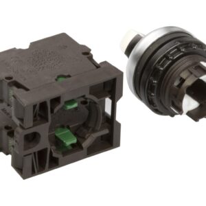 Przełącznik 3 położeniowy pokrętło 22mm czarny 2Z bez samopowrotu M22-WRK3/K20 216520 - obrazek 1