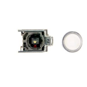 Przycisk sterowniczy 22mm biały z samopowrotem z podświetleniem 1Z 1R XB4BW31B5 - obrazek 1