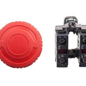Przycisk bezpieczeństwa 22mm 2NC IP66 przez obrót XB4BS8444 - obrazek 1