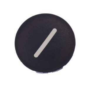 Wkładka przycisku 22mm płaska czarna z symbolem ZMNIEJSZANIE (MINUS) 22mm M22-XD-S-X5 218171 - obrazek 1