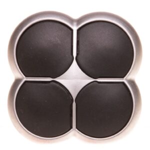 Napęd przycisku 4-ro pozycyjny 22mm czarny z samopowrotem M22-D4-S 279411 - obrazek 1