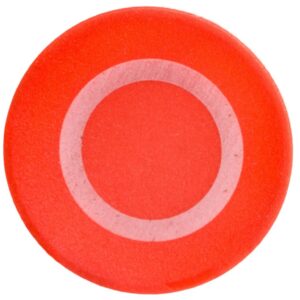 Wkładka do przycisku 22mm płaska czerwona z symbolem STOP 0 M22-XD-R-X0 218153 - obrazek 1