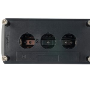 Obudowa kasety 3-otworowa 22mm szara IP65 XALD03 - obrazek 1
