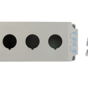 Obudowa kasety 3-otworowa 22mm szara IP65 ST22K300 - obrazek 1