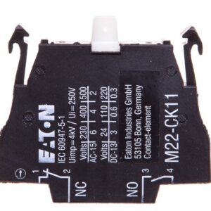 Styk pomocniczy 1Z 1R montaż czołowy M22-CK11 107940 - obrazek 1