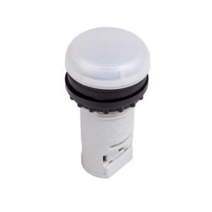 Lampka sygnalizacyjna 22mm biała do żarówek z trzonkiem BA M22-LC-W 216907 - obrazek 1