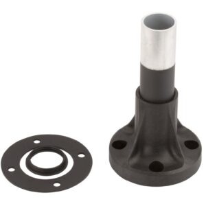 Podstawa z tulejką 120mm czarna metal XVBZ02 - obrazek 1