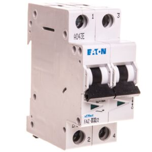 Wyłącznik nadprądowy 2P D 32A AC FAZ D32/2 278786 - obrazek 1