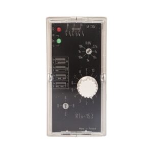 Przekaźnik czasowy 3P 5A 0,01sek-100h 220-230V AC/DC 4-funkcyjny RTX-153 220/230 - obrazek 1