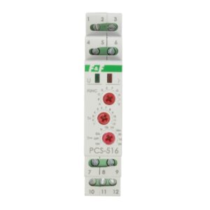 Przekaźnik czasowy 1P 8A 0,1sek-576h 230V AC, 24V AC/DC wielofunkcyjny PCS-516DUO - obrazek 1