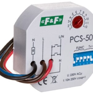 Przekaźnik czasowy 8-funkcyjny z wejściem START 10A 1Z 230V AC 0,1sek-24h PCS-506 - obrazek 1