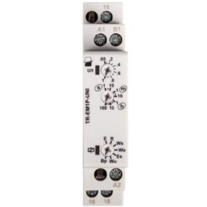 Przekaźnik czasowy 1P 8A 1sek-100h 12-240V AC/DC wielofunkcyjny TR-EM1P-UNI 2612870 - obrazek 1