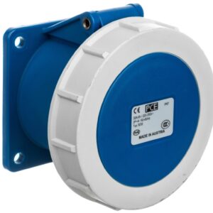 Gniazdo tablicowe 32A 3P 230V /75x75/ niebieskie IP67 3232-6 - obrazek 1