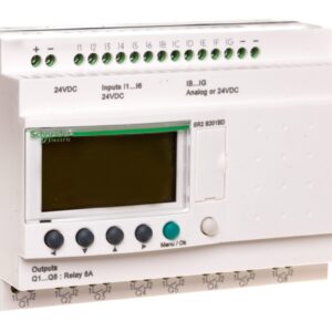 Przekaźnik programowalny 24V DC 6we 8wy Zelio Logic SR2B201BD - obrazek 1