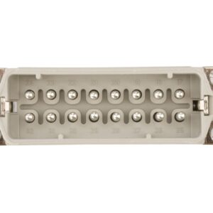Wkład złącza 16P+PE męski 16A 250V EPIC H-A 16 SS 17-32 DR PH1 10540000 - obrazek 1