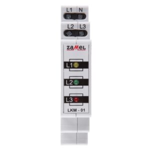 Lampka modułowa czerwona/zielona/żółta 230-400V AC LKM-01-40 EXT10000039 - obrazek 1