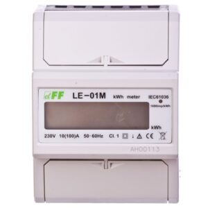 Licznik energii elektrycznej zgodność z MID 1-fazowy 100A 230V RS-485 MODBUS RTU wyświetlacz LCD LE-01M - obrazek 1