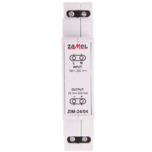 Zasilacz impulsowy 230VAC/24VDC 0,4A ZIM-24/04 EXT10000162 - obrazek 1